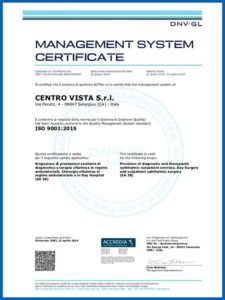 Certificazione DNV Centro Vista 2019